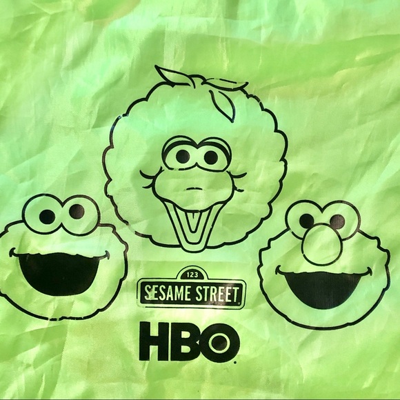 HBO Sesame Street Drawstring Pull String Backpack - Picture 2 of 4